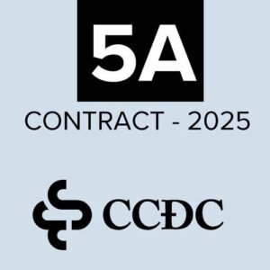 CCDC 5A - 2025 Construction Management Contract - for Services
